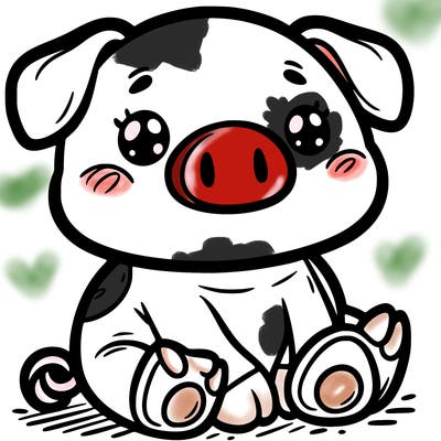 pig cute