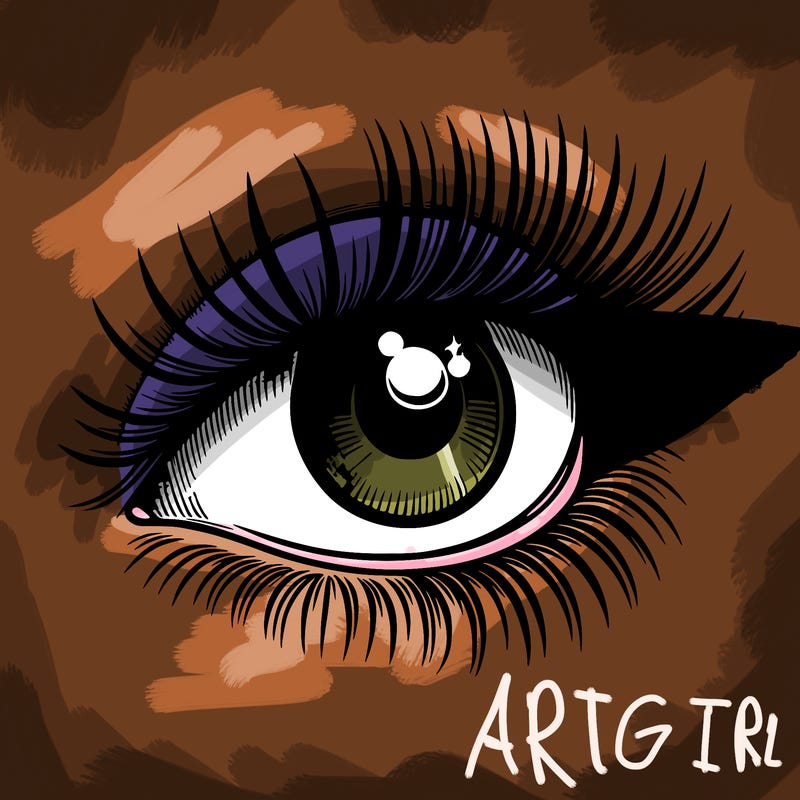 realistic eye long eylashes