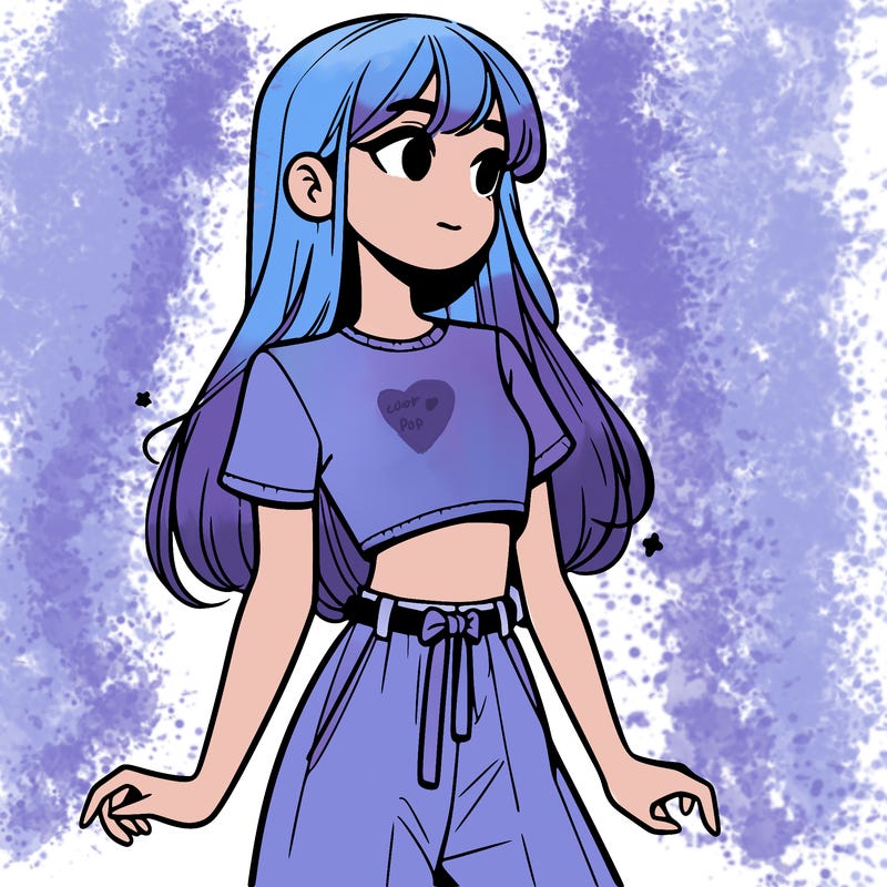 girl in a cute crop top