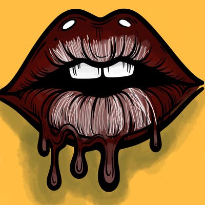lips that look realistic and drip