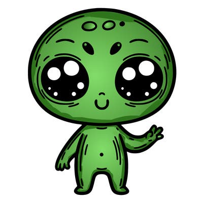 alien cute