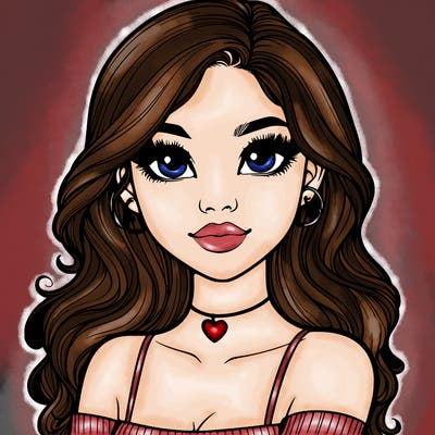 realistic pretty girl