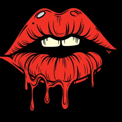 lips that look realistic and drip