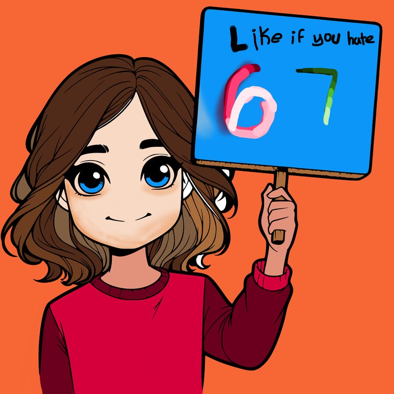 realistic girl holding up a sign