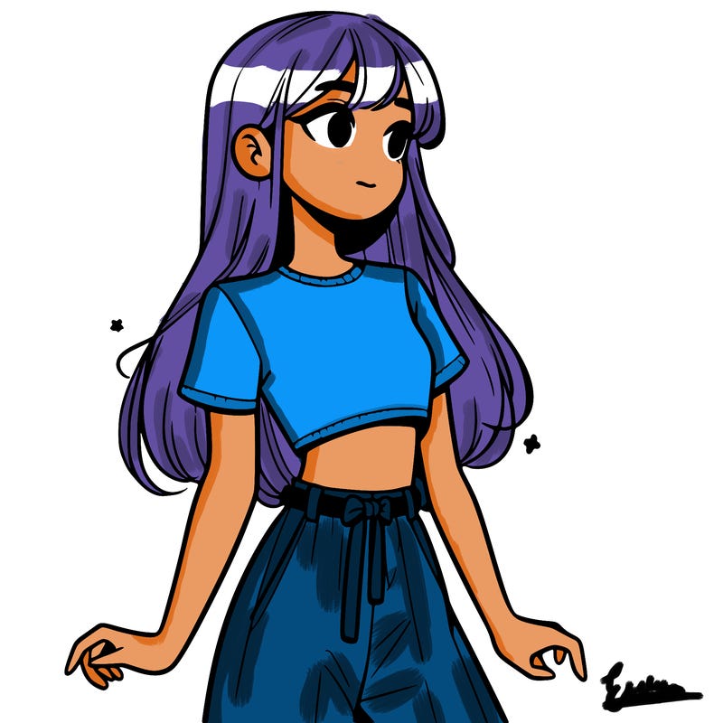 girl in a cute crop top