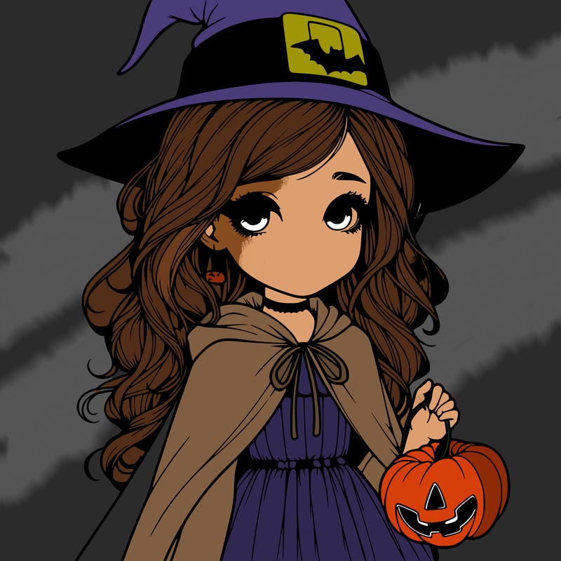 realistic girl halloween