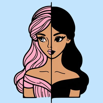 an aesthetic girl