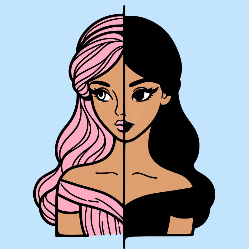 an aesthetic girl