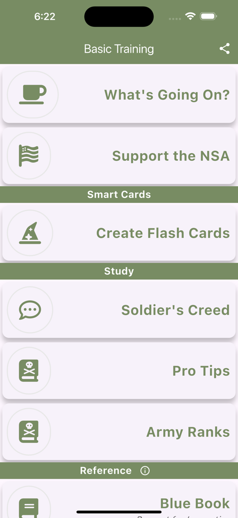 Army Basic Training - Reference App | MWM
