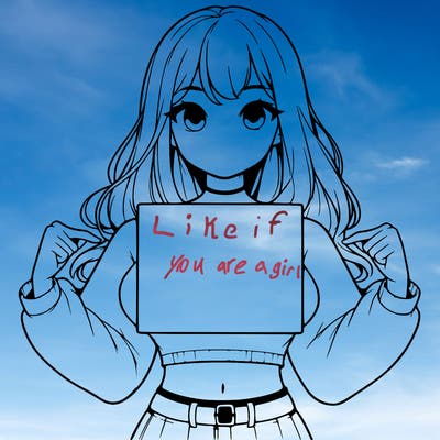 girl holding a blank sign in a long sleeve crop top