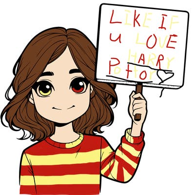 realistic girl holding up a sign