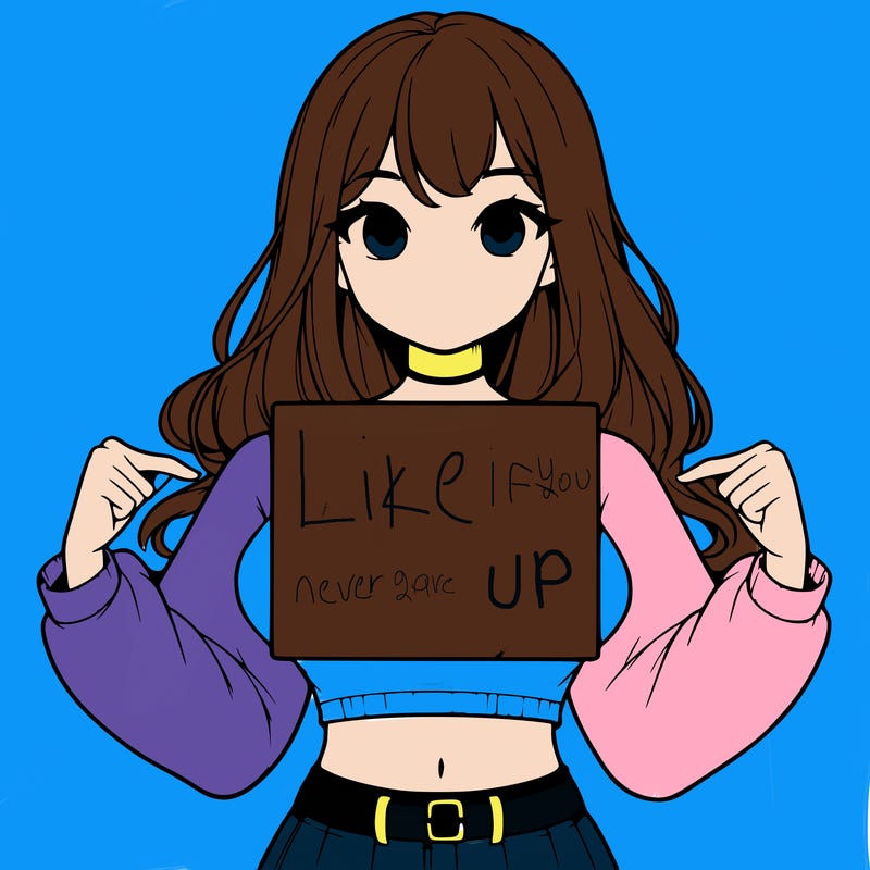 girl holding a blank sign in a long sleeve crop top