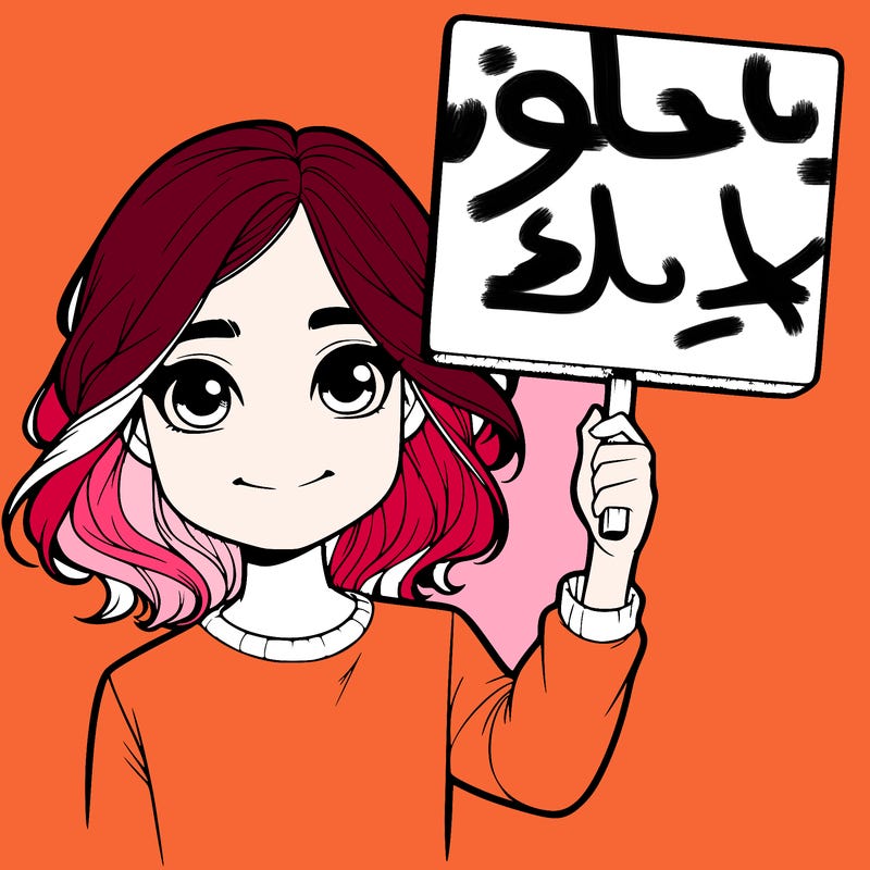 realistic girl holding up a sign