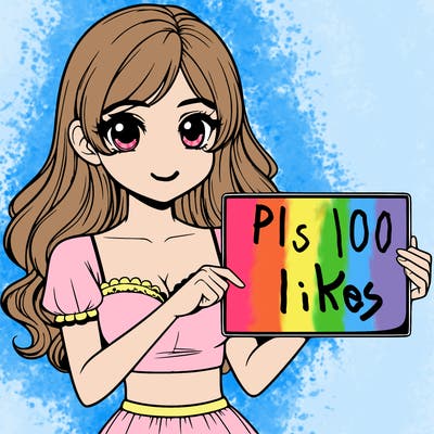 realistic pretty girl holding blank sign