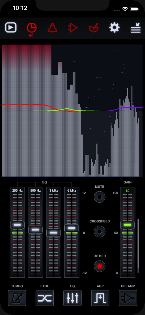 Neutron Music Player - Advanced audio equalizer and spectrum analyzer interface for Neutron Music Player