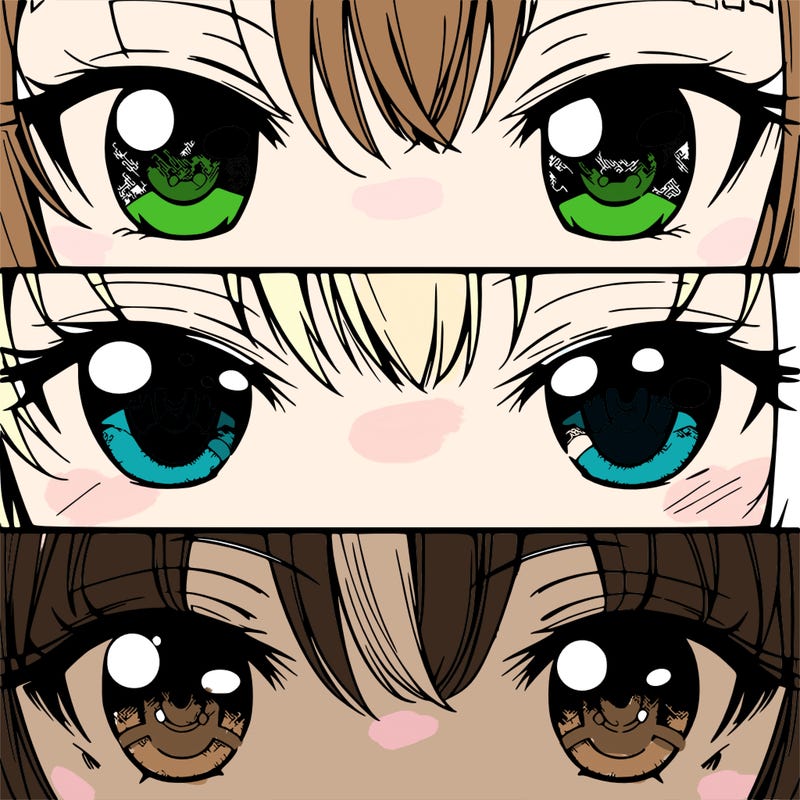 anime eyes