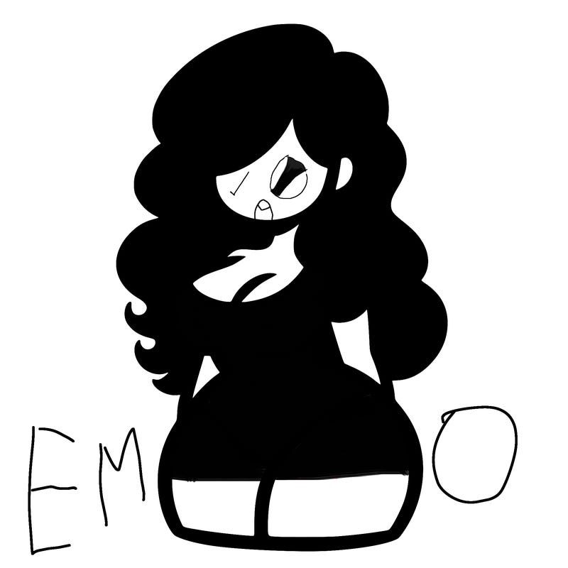 curvy woman with hair