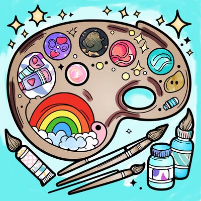 artist paint palette