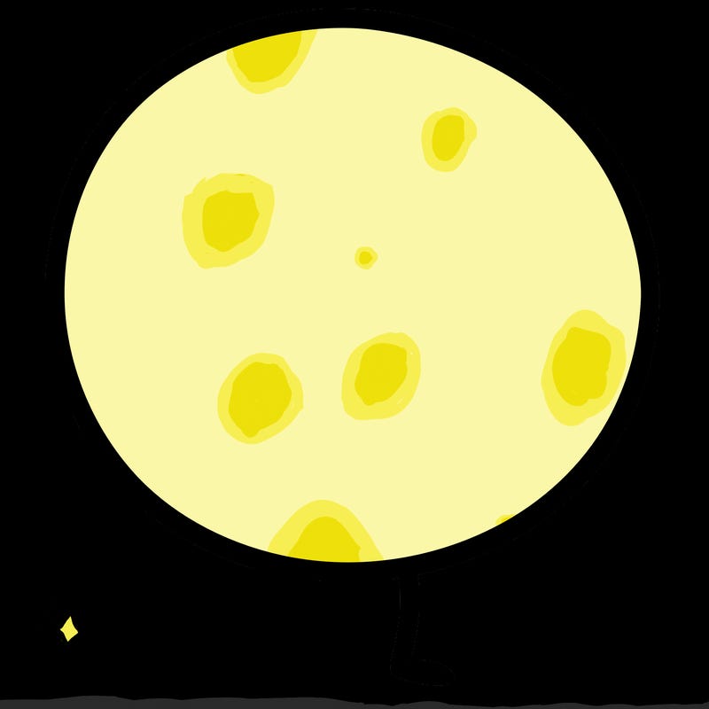 a plain circle with nothing else