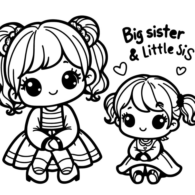 big sister and little sis