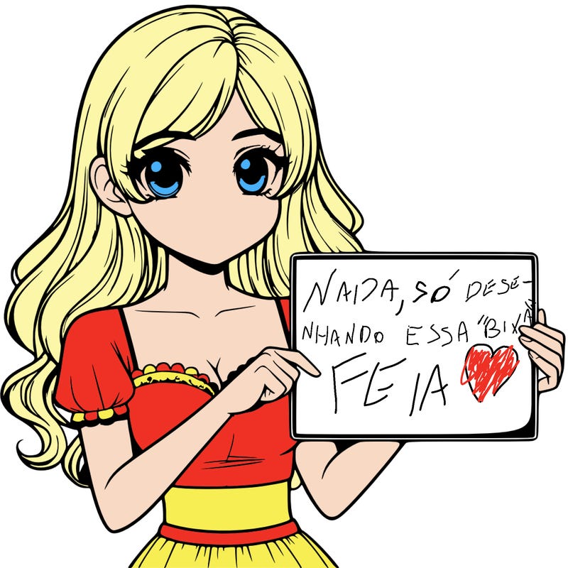 realistic pretty girl holding blank sign