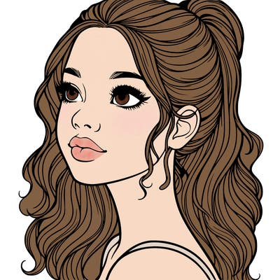 beautiful realistic girl