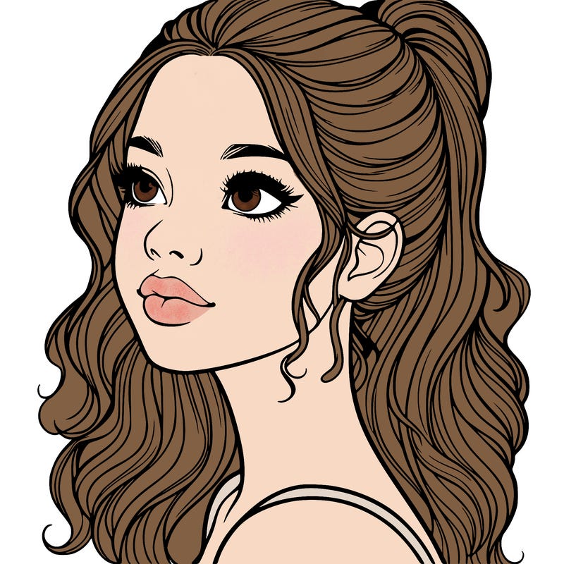 beautiful realistic girl