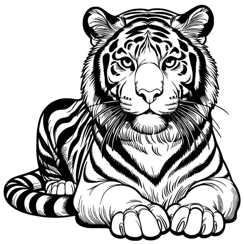 realistic tiger