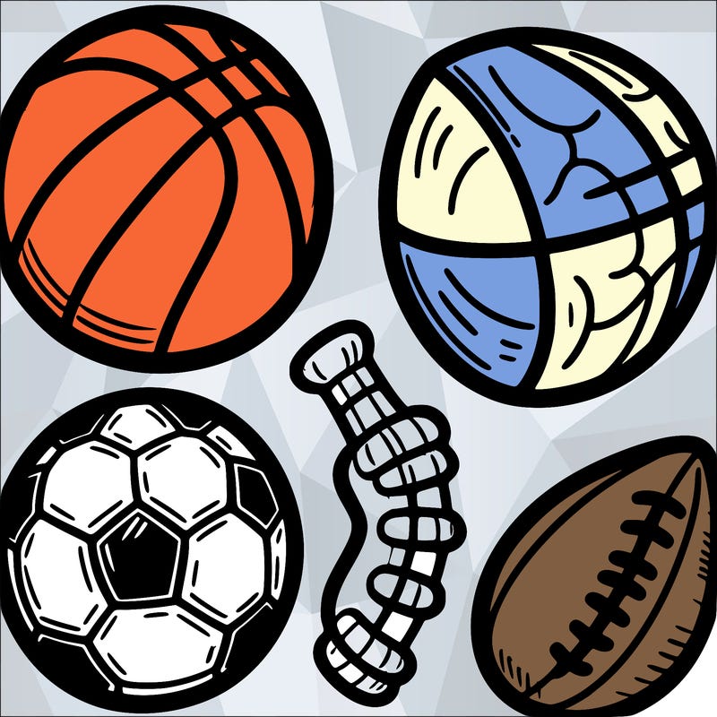 basketball soccer ball softball