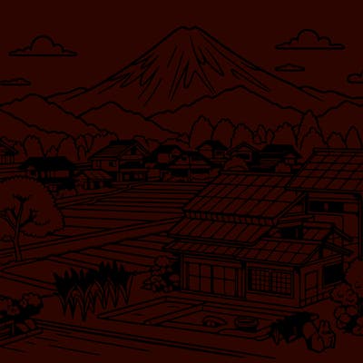 japan countryside landscape