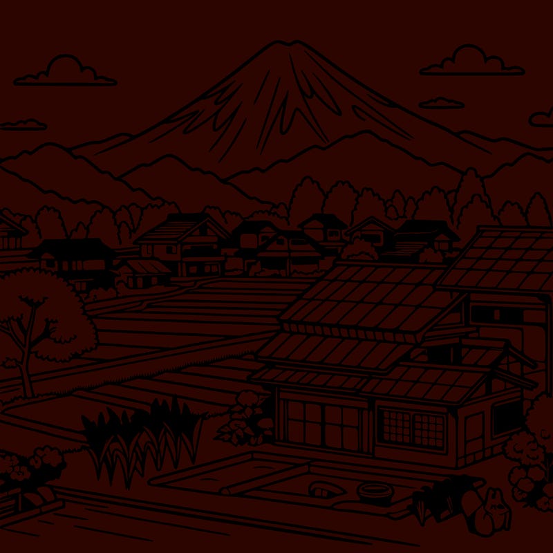 japan countryside landscape