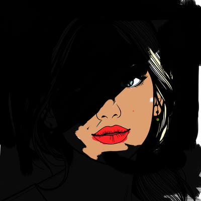 beautiful realistic asian woman