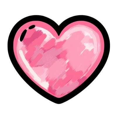 a blank heart