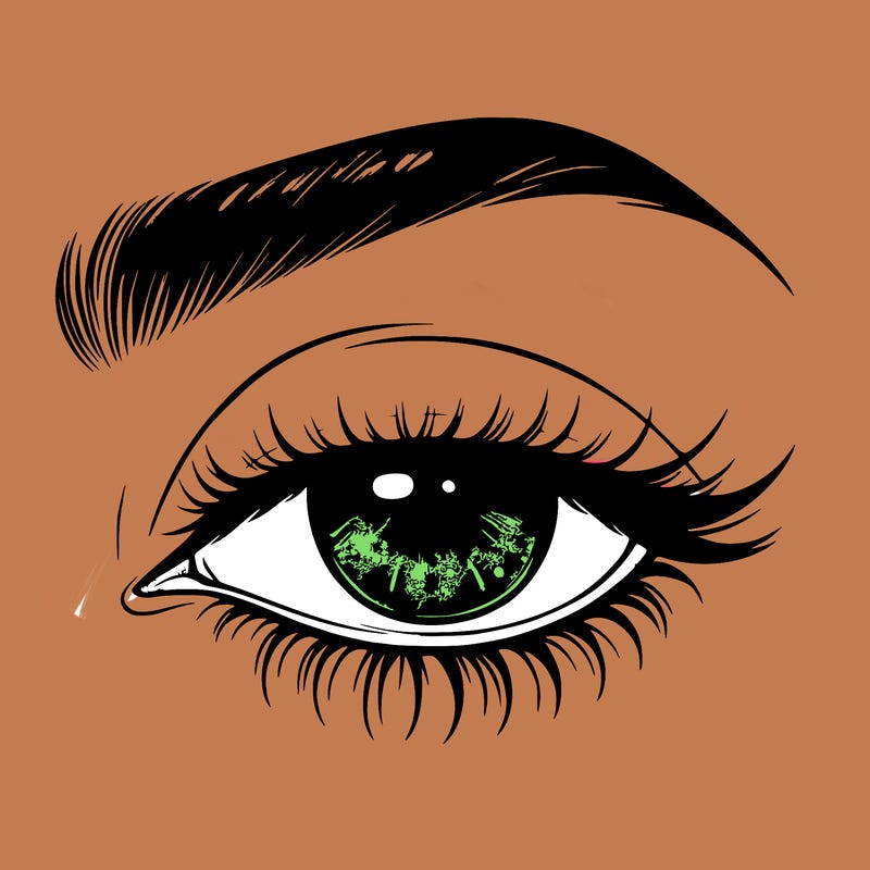 eye closed realistic