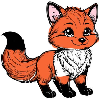 realistic fox