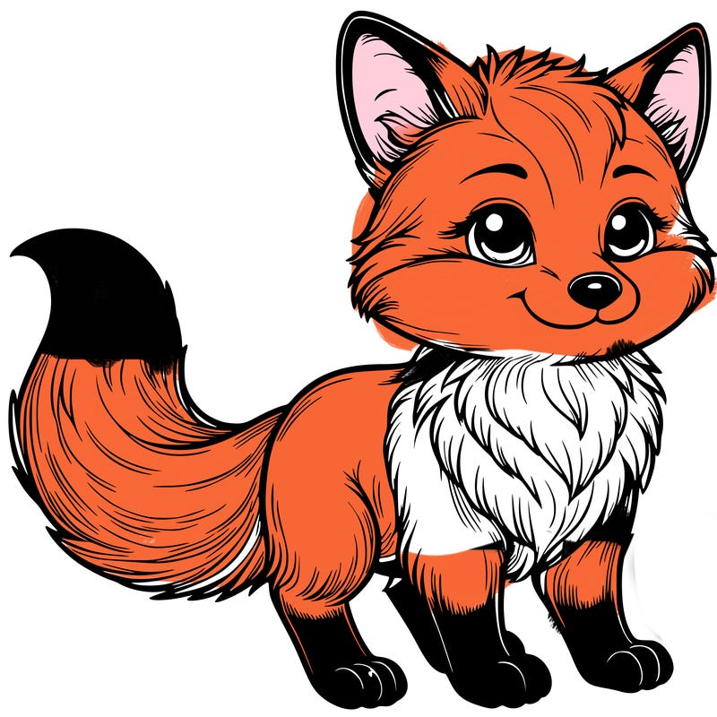 realistic fox