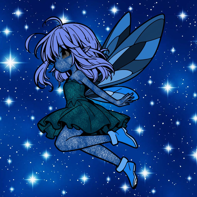 manga fairy flying