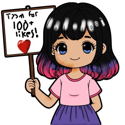 girl holding a sign