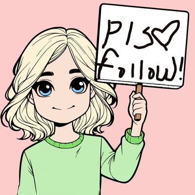 realistic girl holding up a sign