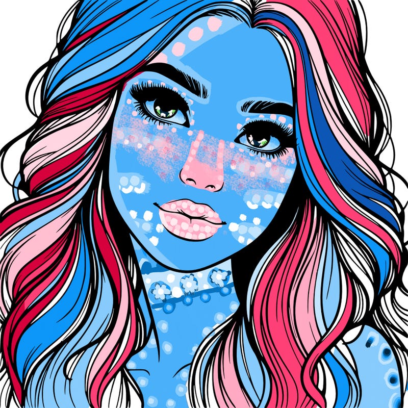 beautiful realistic girl