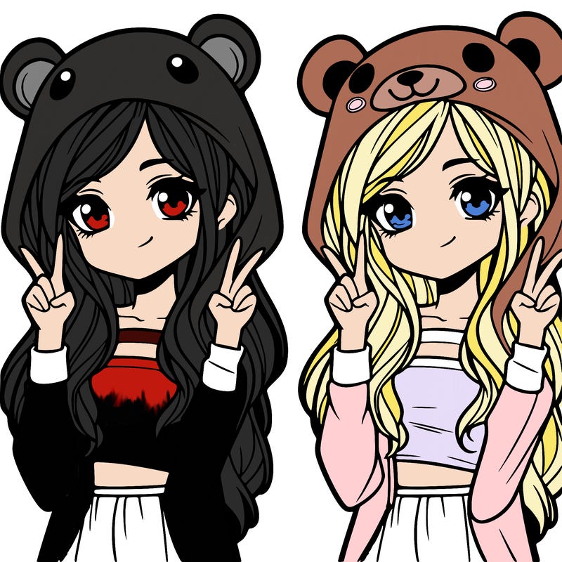 teen girl in animal costume