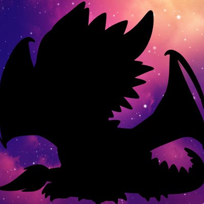 fierce baby night dragon