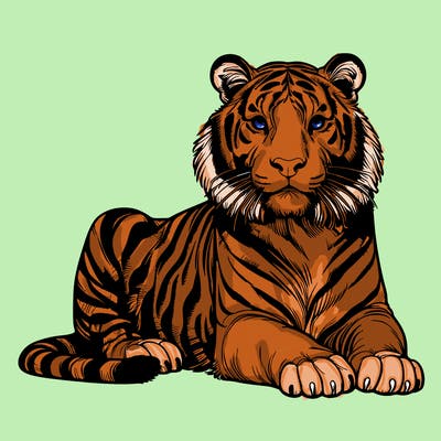 realistic tiger