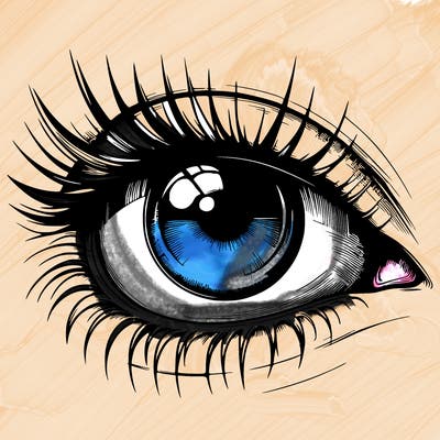 realistic eye