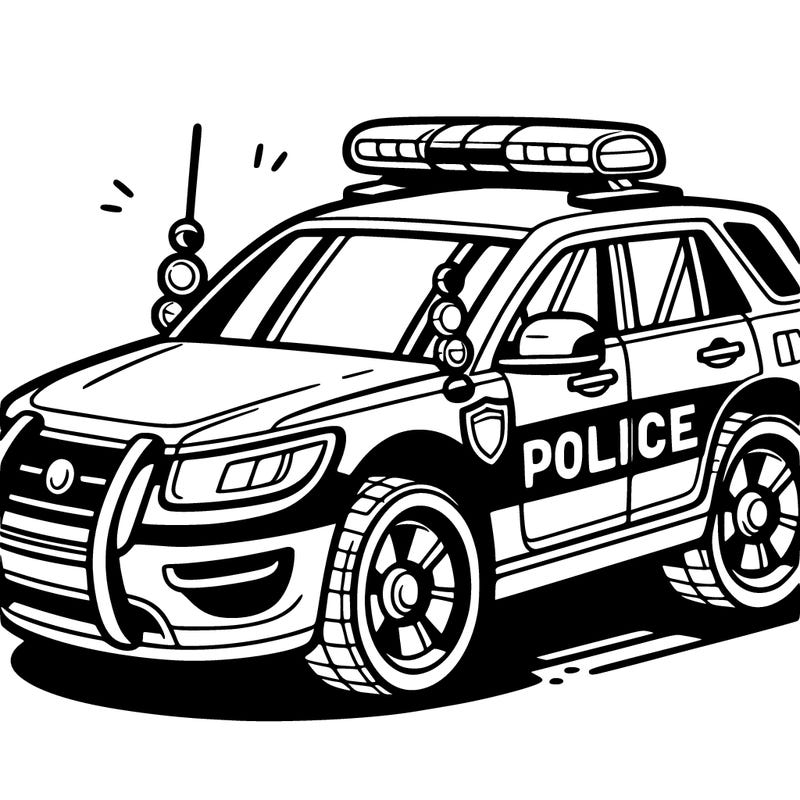 police car