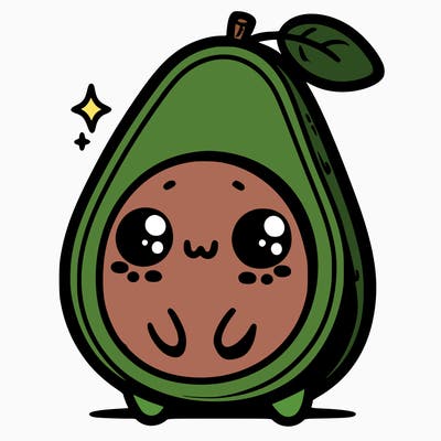 cute avocado