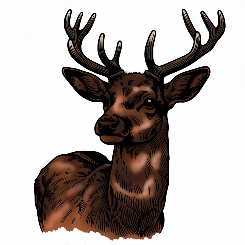 realistic deer