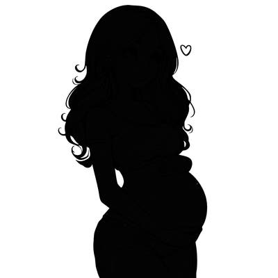 realistic pregnant girl