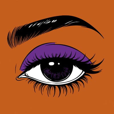 eye closed realistic