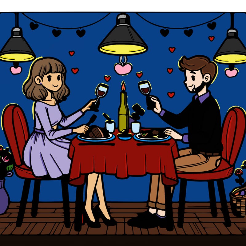 romantic dinner